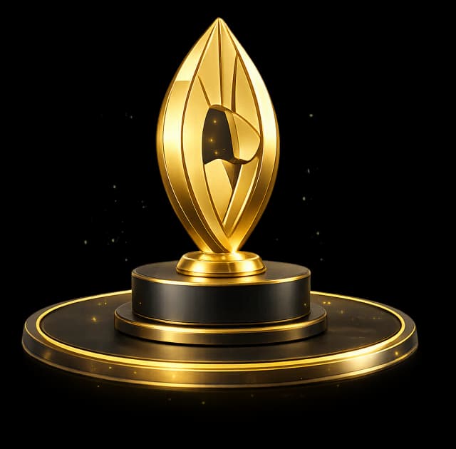 3D Gold Trophy